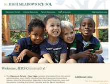 Tablet Screenshot of my.highmeadows.org